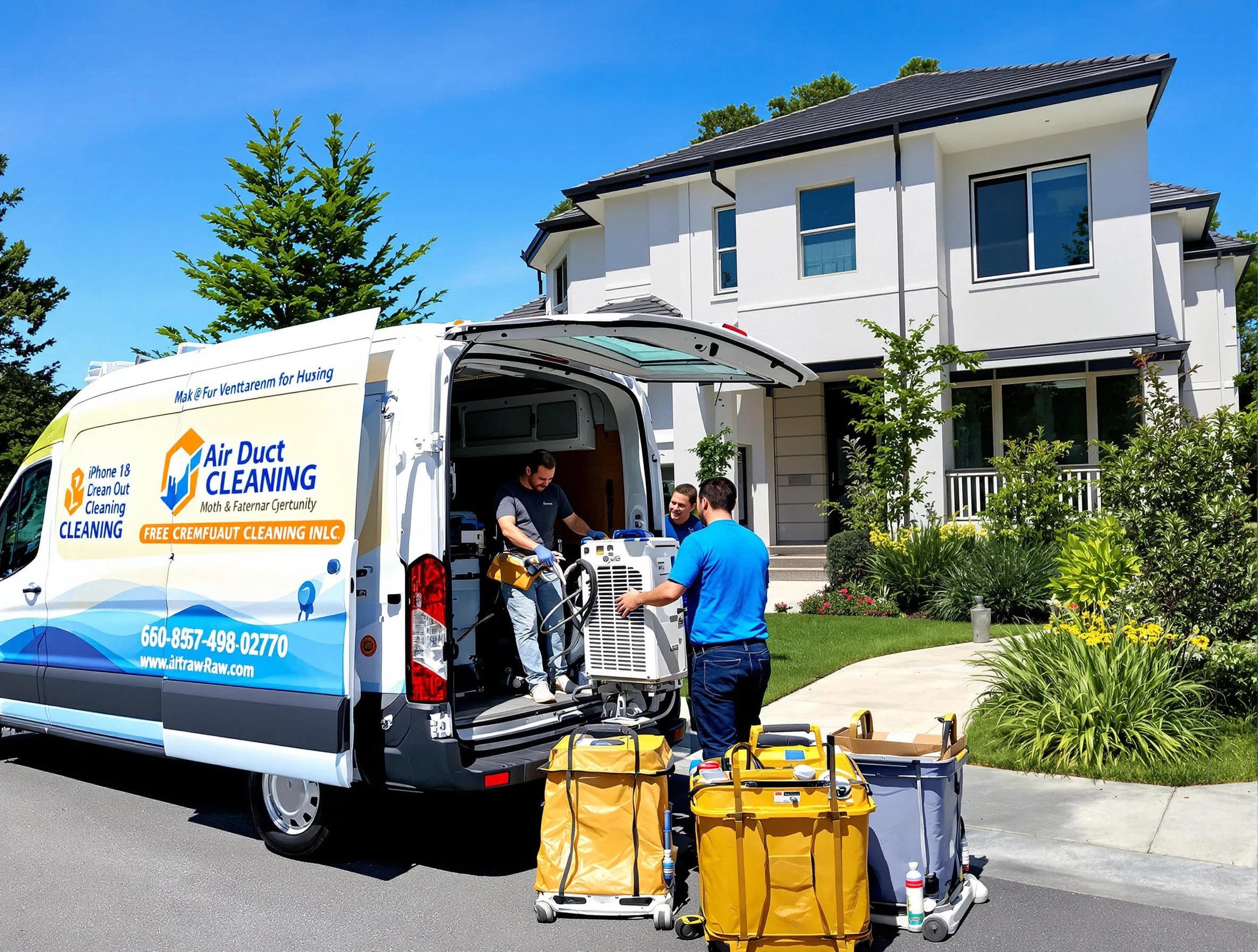 Goodlettsville Air Duct Cleaning technician performing professional air duct cleaning in Goodlettsville