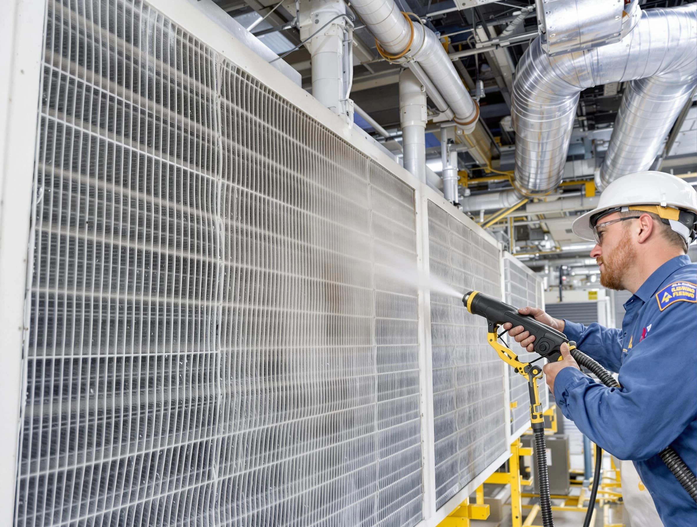 Professional commercial coil cleaning by Goodlettsville Air Duct Cleaning in Goodlettsville